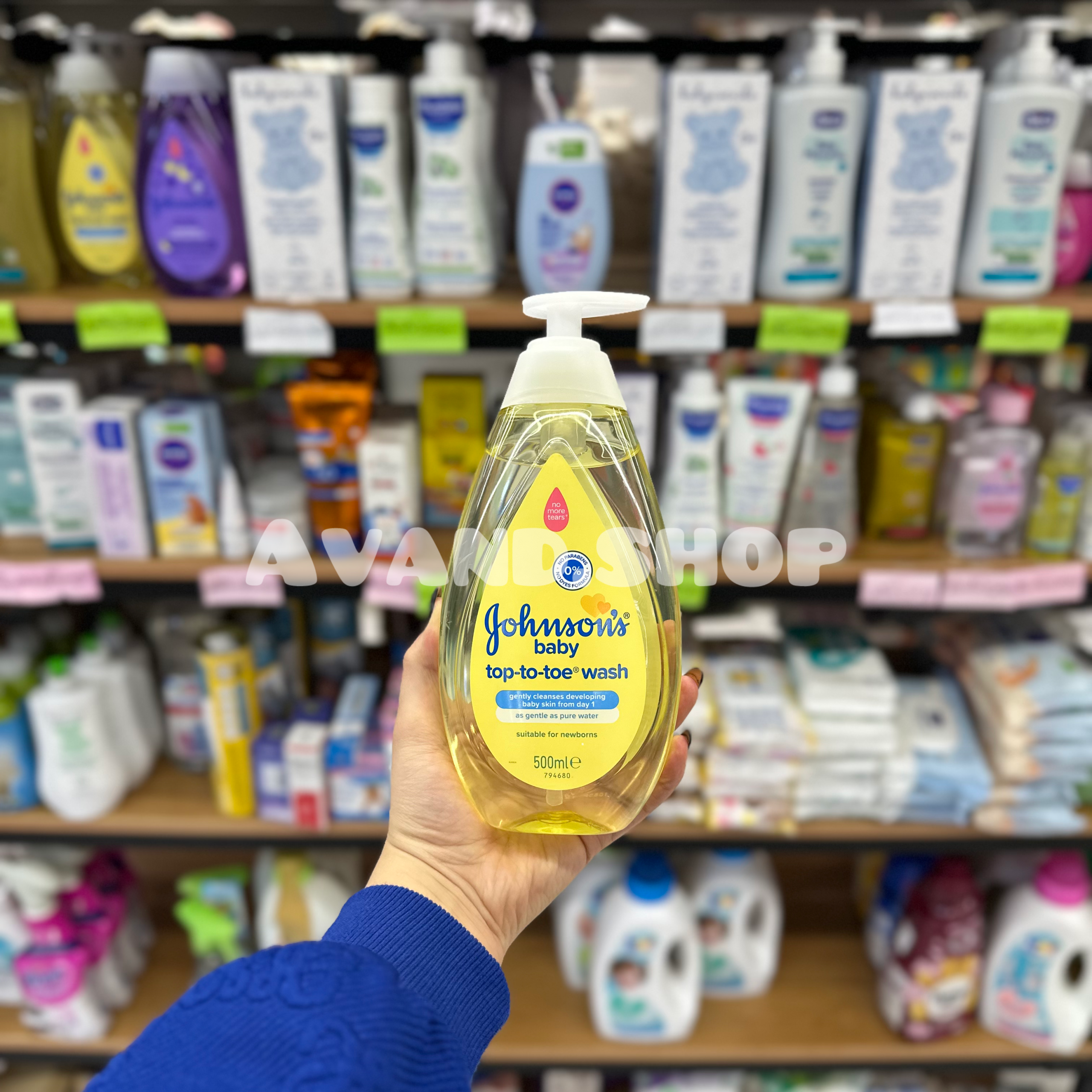 IMG_0499 شامپو سر و بدن Johnsons جانسون 500 میل (Orginal) - Image 1