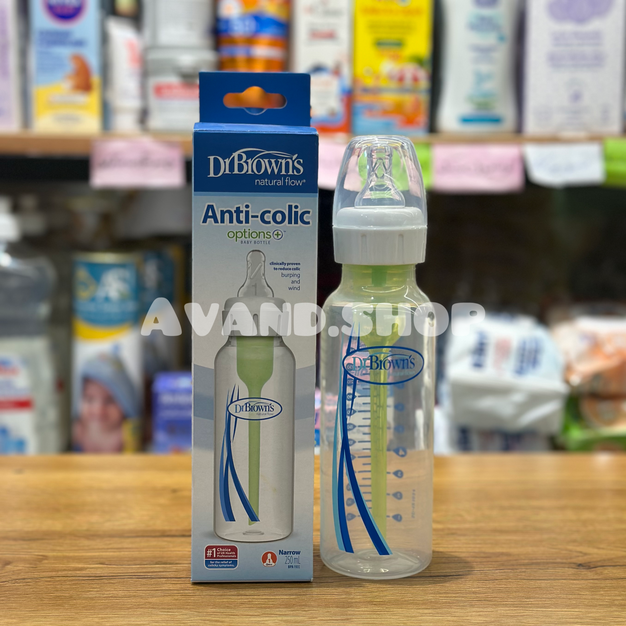 IMG_0758 شیشه شیر طلقی 250میل باریک Dr.Browns دکتربراون(orginal) - Image 1