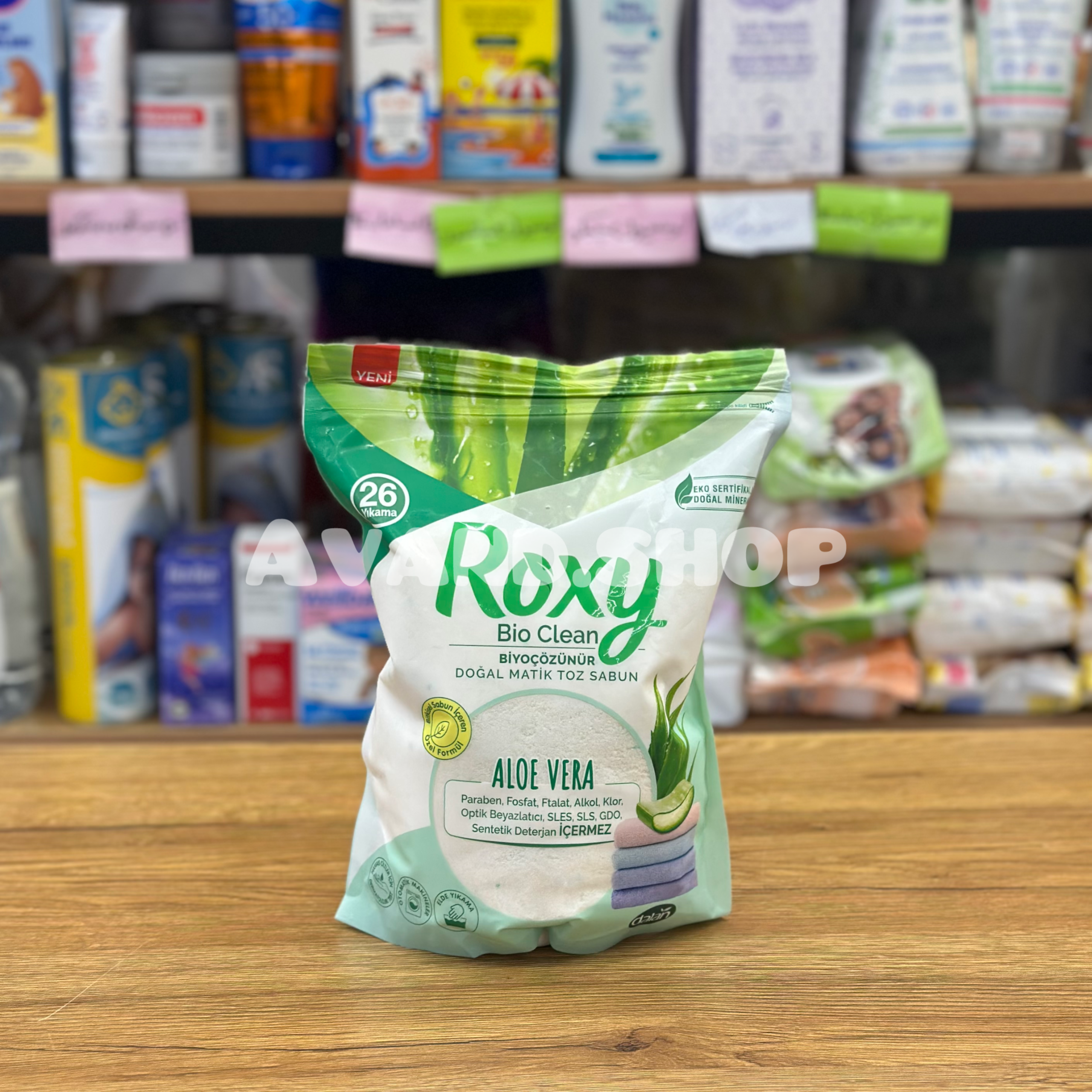 IMG_0528 پودر صابونRoxy روکسی رایحه آلوئه ورا (Orginal) - Image 1