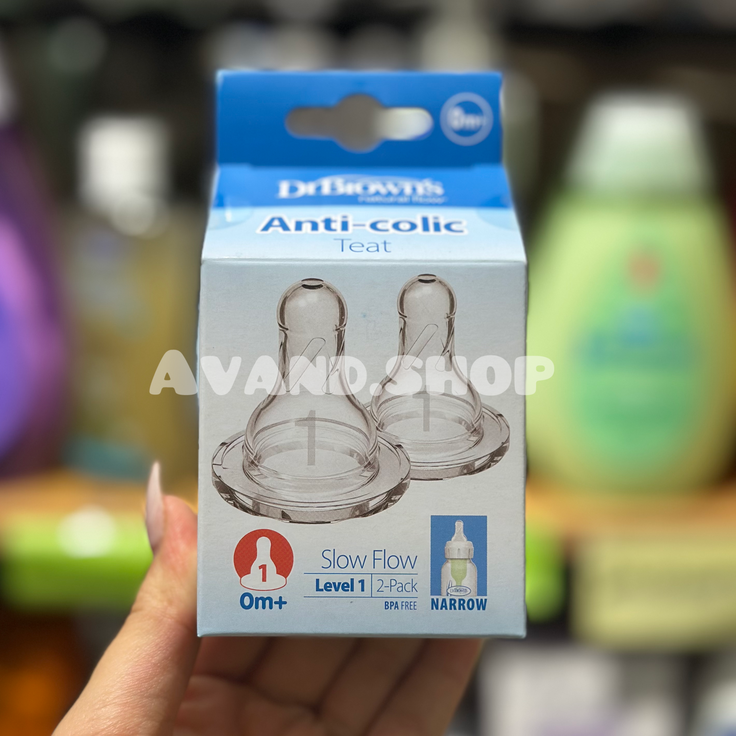 IMG_1484 سر شیشه باریک دکتر براون سایز 1 دو عددی ( تکی ) - Image 1