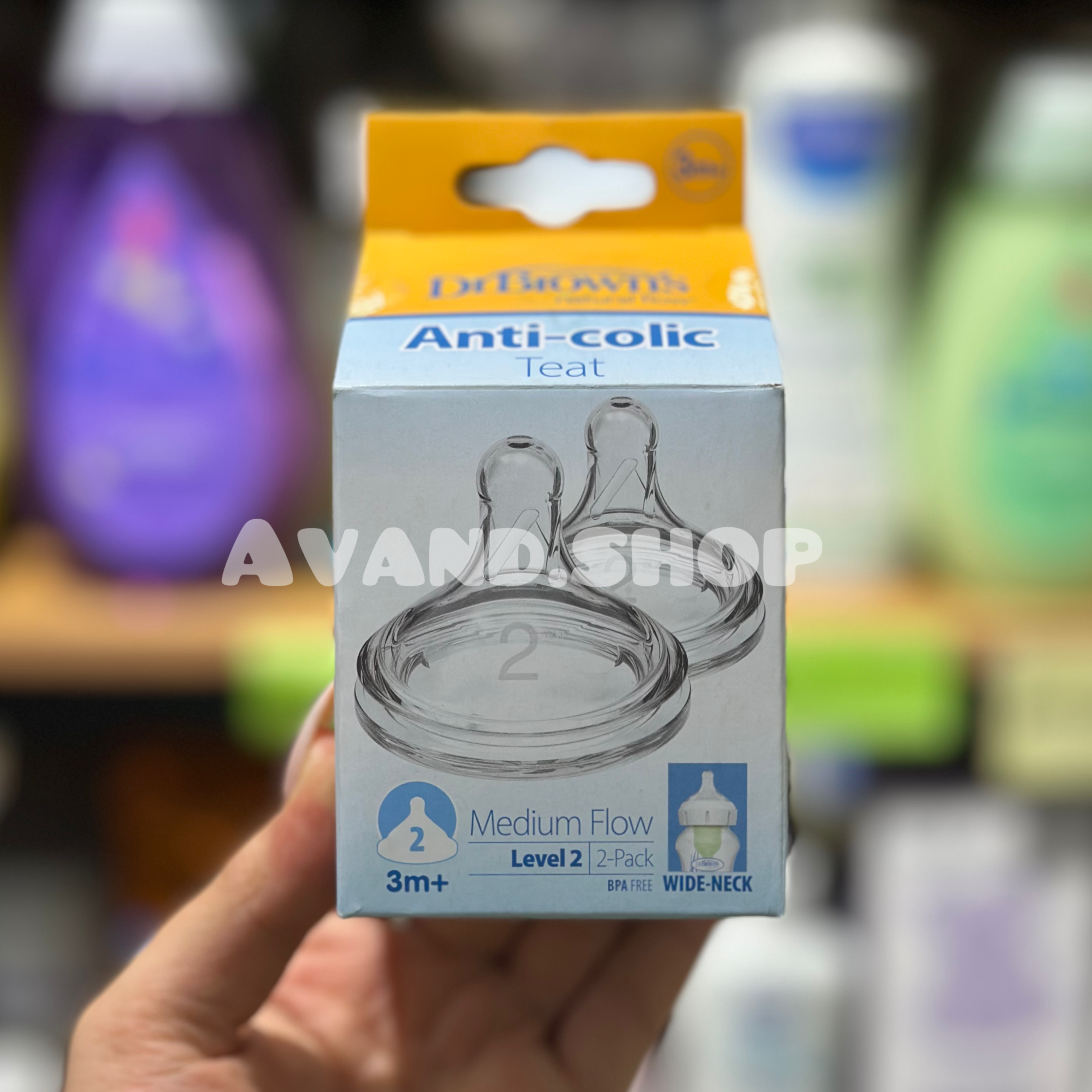 IMG_1492 سر شیشه پهن دکتر براون سایز 2 دو عددی ( تکی ) - Image 1