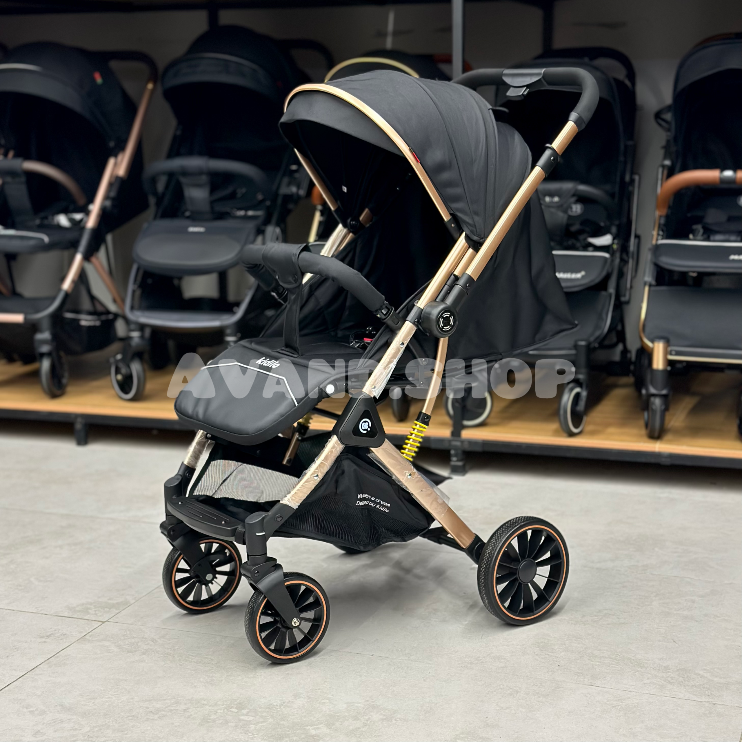 IMG_1505 کالسکه مسافرتی روبه مادرشو کیدیلو 535 kidilo (طلایی) - Image 1