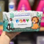 دستمال مرطوب کودک Boby بوبی بسته ۱۲۰ عددی
